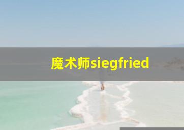 魔术师siegfried