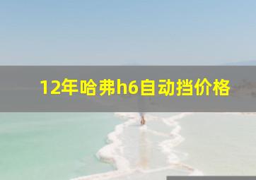 12年哈弗h6自动挡价格