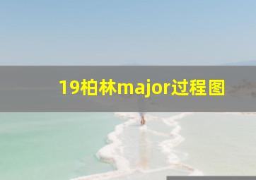 19柏林major过程图