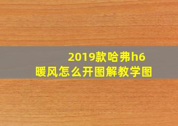 2019款哈弗h6暖风怎么开图解教学图