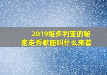 2019维多利亚的秘密走秀歌曲叫什么来着