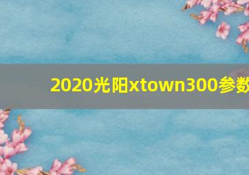 2020光阳xtown300参数