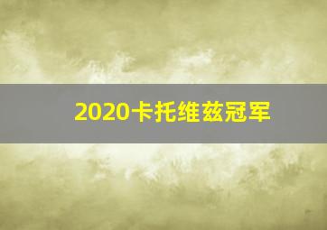 2020卡托维兹冠军