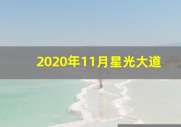 2020年11月星光大道