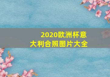 2020欧洲杯意大利合照图片大全