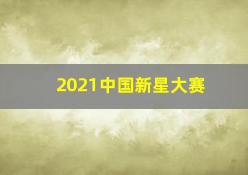 2021中国新星大赛