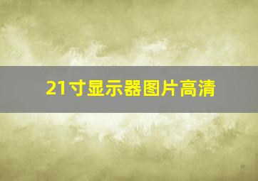 21寸显示器图片高清