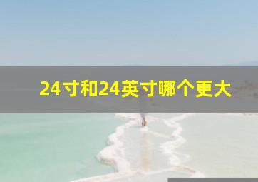 24寸和24英寸哪个更大