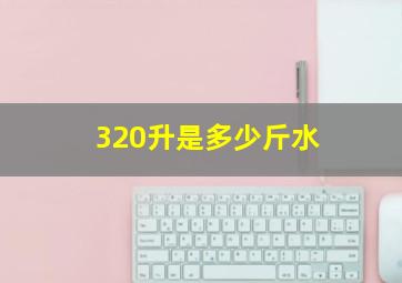 320升是多少斤水