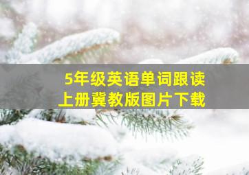 5年级英语单词跟读上册冀教版图片下载