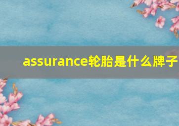 assurance轮胎是什么牌子