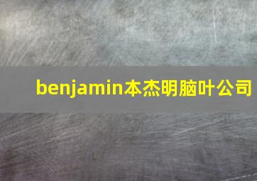 benjamin本杰明脑叶公司