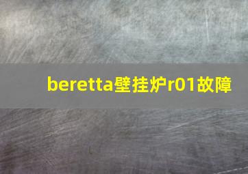 beretta壁挂炉r01故障