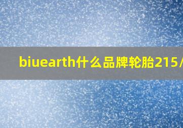 biuearth什么品牌轮胎215/55