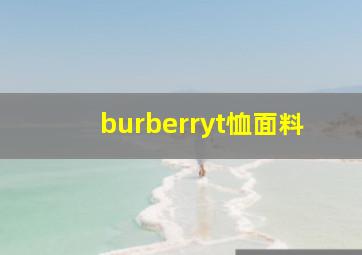 burberryt恤面料