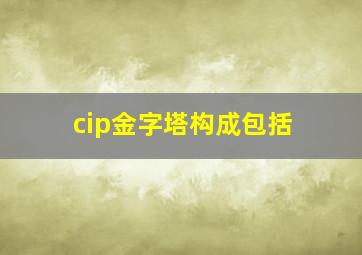 cip金字塔构成包括