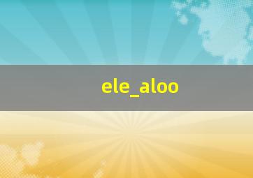 ele_aloo