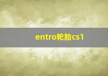 entro轮胎cs1