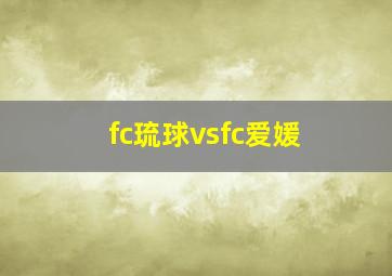 fc琉球vsfc爱媛