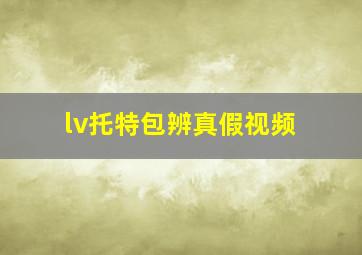 lv托特包辨真假视频