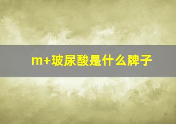 m+玻尿酸是什么牌子