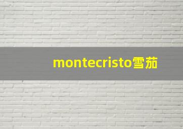 montecristo雪茄