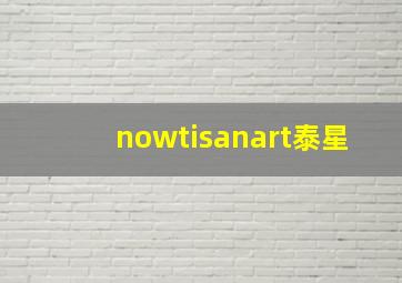 nowtisanart泰星