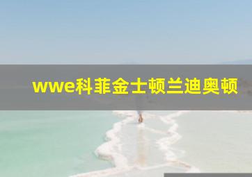 wwe科菲金士顿兰迪奥顿