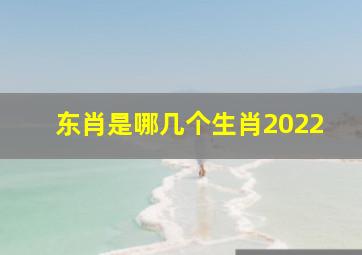 东肖是哪几个生肖2022