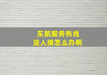 东航服务热线没人接怎么办啊