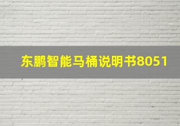 东鹏智能马桶说明书8051