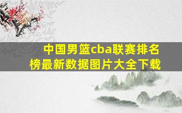 中国男篮cba联赛排名榜最新数据图片大全下载