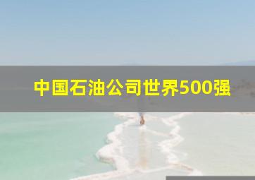 中国石油公司世界500强