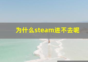 为什么steam进不去呢