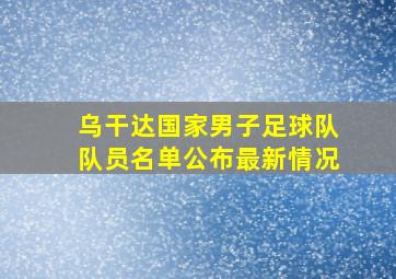 乌干达国家男子足球队队员名单公布最新情况