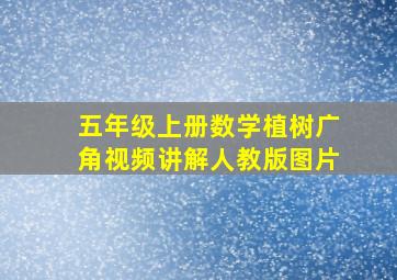 五年级上册数学植树广角视频讲解人教版图片