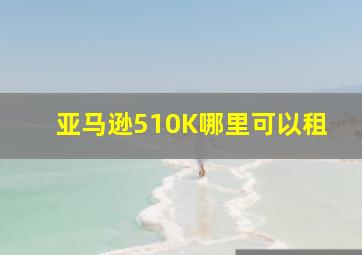 亚马逊510K哪里可以租