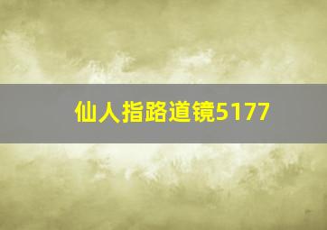 仙人指路道镜5177