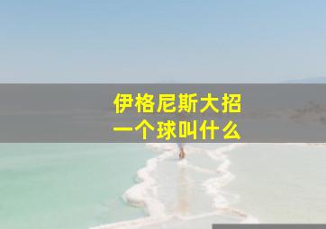 伊格尼斯大招一个球叫什么