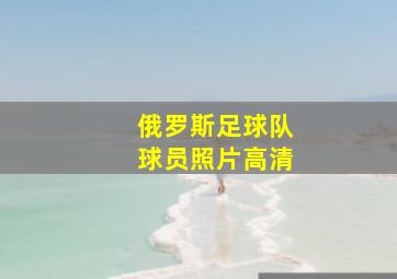 俄罗斯足球队球员照片高清