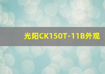 光阳CK150T-11B外观