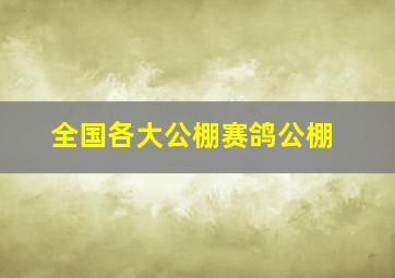 全国各大公棚赛鸽公棚