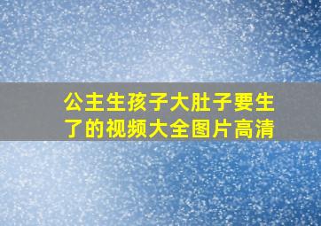 公主生孩子大肚子要生了的视频大全图片高清