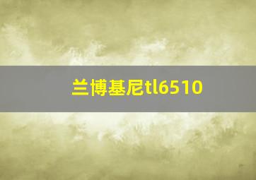 兰博基尼tl6510