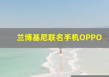 兰博基尼联名手机OPPO