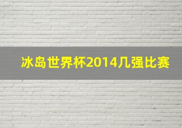 冰岛世界杯2014几强比赛