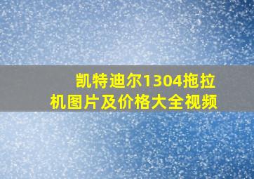 凯特迪尔1304拖拉机图片及价格大全视频