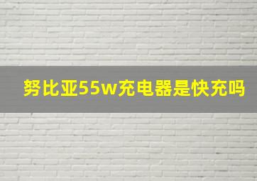 努比亚55w充电器是快充吗