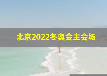 北京2022冬奥会主会场