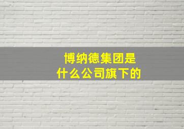 博纳德集团是什么公司旗下的